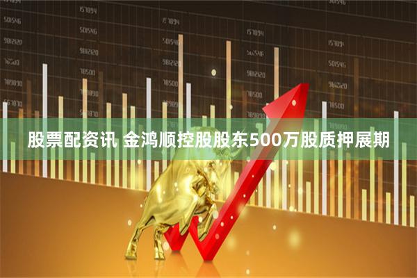 股票配资讯 金鸿顺控股股东500万股质押展期